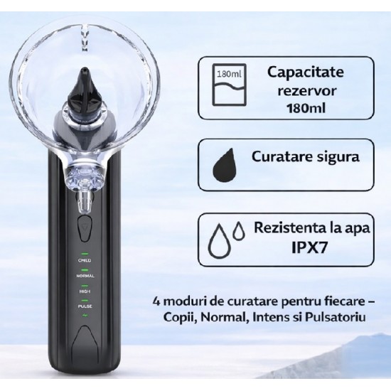 Curatator electric pentru urechi PURE WASH